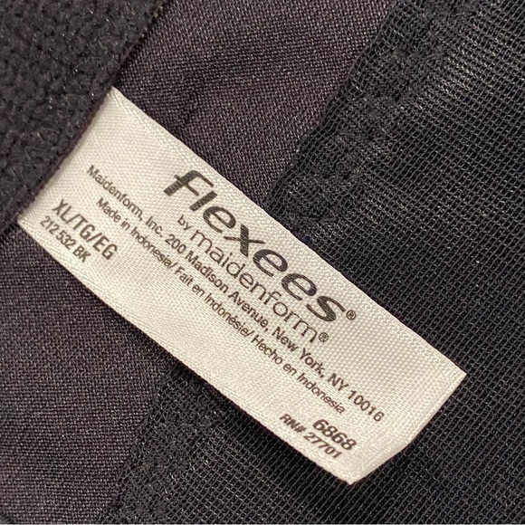 Flexees Maidenform Shapewear Firm Control Waist Nipper Size XL Black Floral NWT - Picture 9 of 11